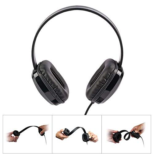 Cyber Acoustics 3.5mm Stereo Headphones for PCs and Other 3.5mm Devices in The Office, Classroom or Home (ACM-6004)