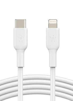 Belkin BoostCharge Fast Charging USB C to Lightning Cable 3.3ft/1M - MFi Certified 18W Power Delivery iPhone Charger Cord - Apple Charger USB C Cable - Fast Charging for iPhone 14, iPhone 13 - White