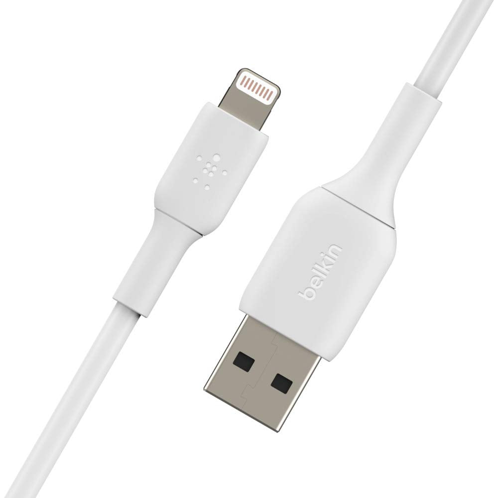 Belkin CAA001bt0MWH BOOST UP CHARGE Lightning to USB-A Cable, 6 Inches