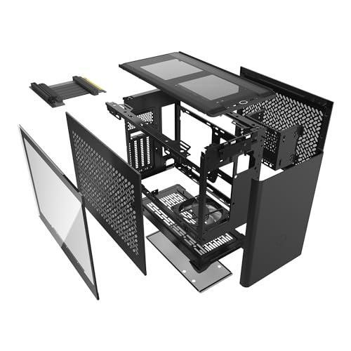 Cooler Master NR200P V2 Mini-ITX PC Case, Top-Mount 240mm|280mm AIO, 357mm Vertical GPU Mount, Only SFX PSU 130mm, Compatible RTX 5080|RX 9090 XT, Tempered Glass, USB Type-C, DIY