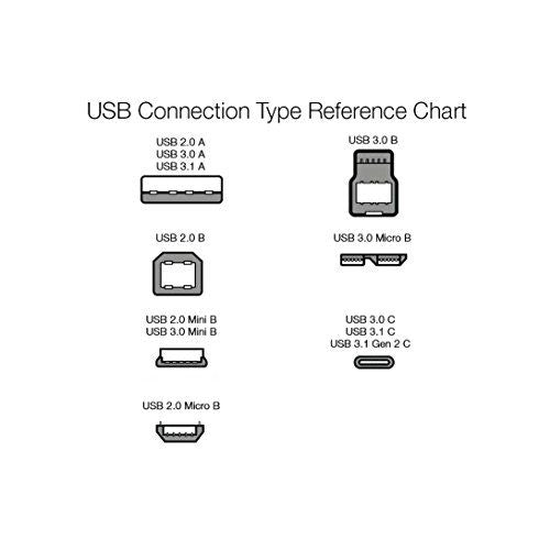 Amazon Basics USB-A to USB-B 2.0 Cable for Printer or External Hard Drive, Gold-Plated Connectors, Black, 10 Foot