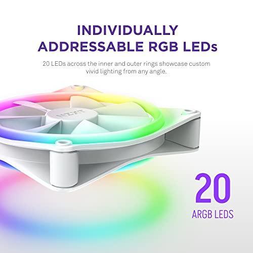F120RGB Duo - 120mm Dual-Sided RGB Fan - Single Pack (White)