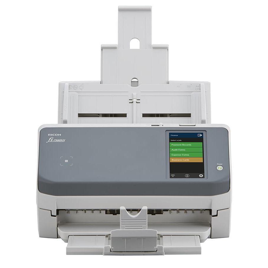 RICOH fi-7300NX Professional Network Enabled Document Scanner with Color Touchscreen
