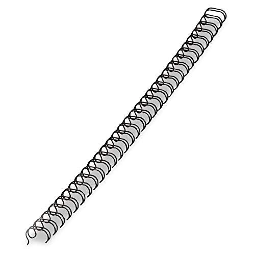 Wire Bindings, 5/16" Diameter, 50 Sheet Capacity, Black, 25/Pack
