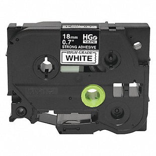 HGES2415PK Black on White Extra-Strength Adhesive Label Tape