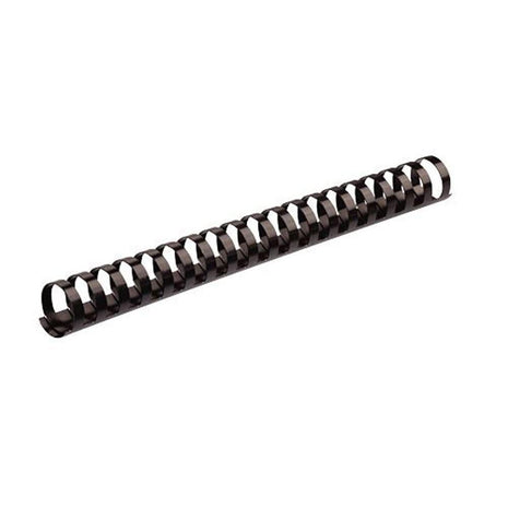 Fellowes Plastic Comb Binding Spines, 2 Inch Diameter, Black, 500 Sheets, 40 Pack (52369)