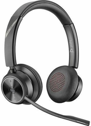 Poly Savi 7300 Office 7320 Headset - Stereo - Wireless - DECT 6.0-590 ft - 20 Hz to 20 kHz - Over-The-Head - Binaural - Ear-Cup - Noise Cancelling Microphone