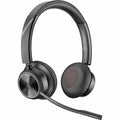 Poly Savi 7300 Office 7320 Headset - Stereo - Wireless - DECT 6.0-590 ft - 20 Hz to 20 kHz - Over-The-Head - Binaural - Ear-Cup - Noise Cancelling Microphone