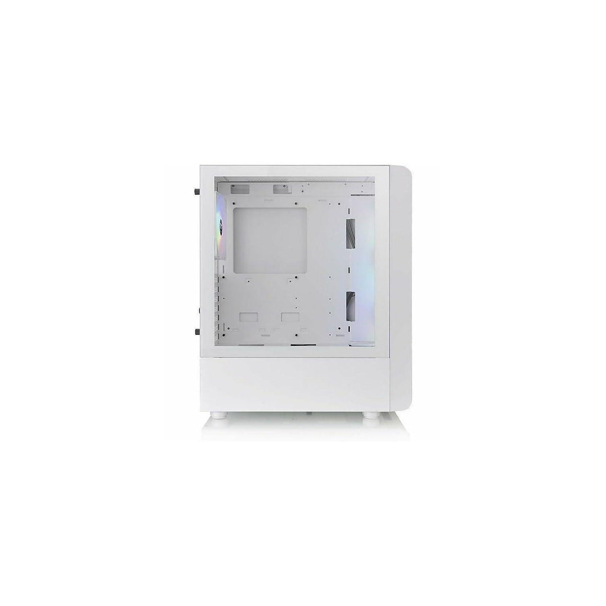 S200 Plus TG ARGB Snow Mid Tower Computer Chassis; 4 x 120mm ARGB Fans Pre-Installed; Mesh Front Panel; TG Side Window; CA-1X2-00M6WN-01; 3 Year Warranty