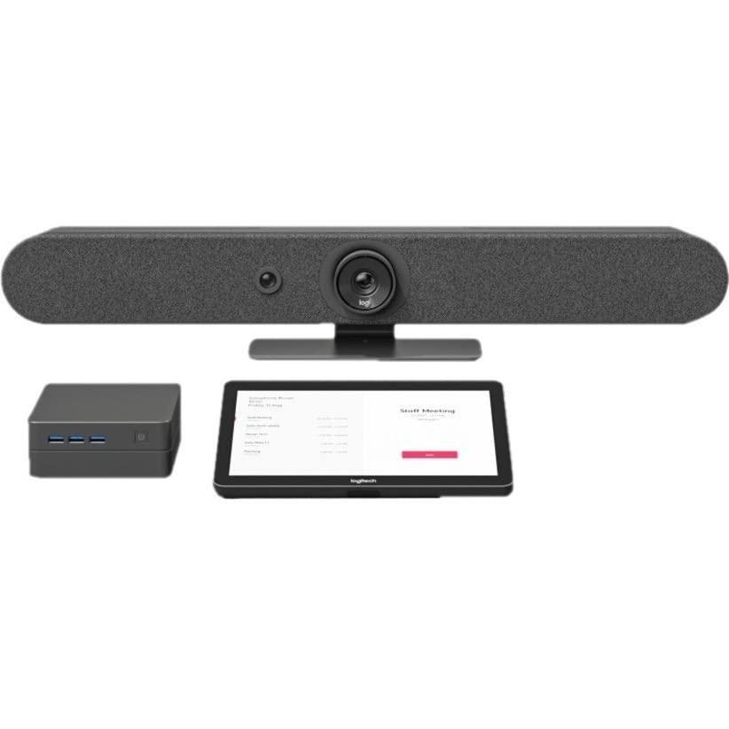 Logitech Rally Bar Mini All-in-One Video Bar for Small to Medium Rooms, Graphite