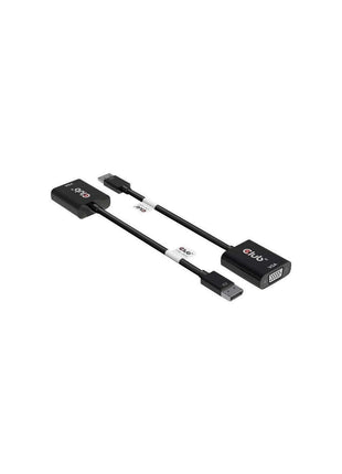 Club3D DisplayPort 1.1A Male to VGA Female Active Adapter Black Adapters