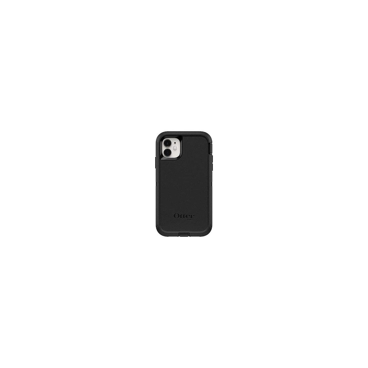 OtterBox iPhone 11 (Non-Retail/Ships in Polybag) Defender Series Case - Non-Retail/Ships in Polybag - Black, Rugged & Durable, with Port Protection, Includes Holster Clip Kickstand