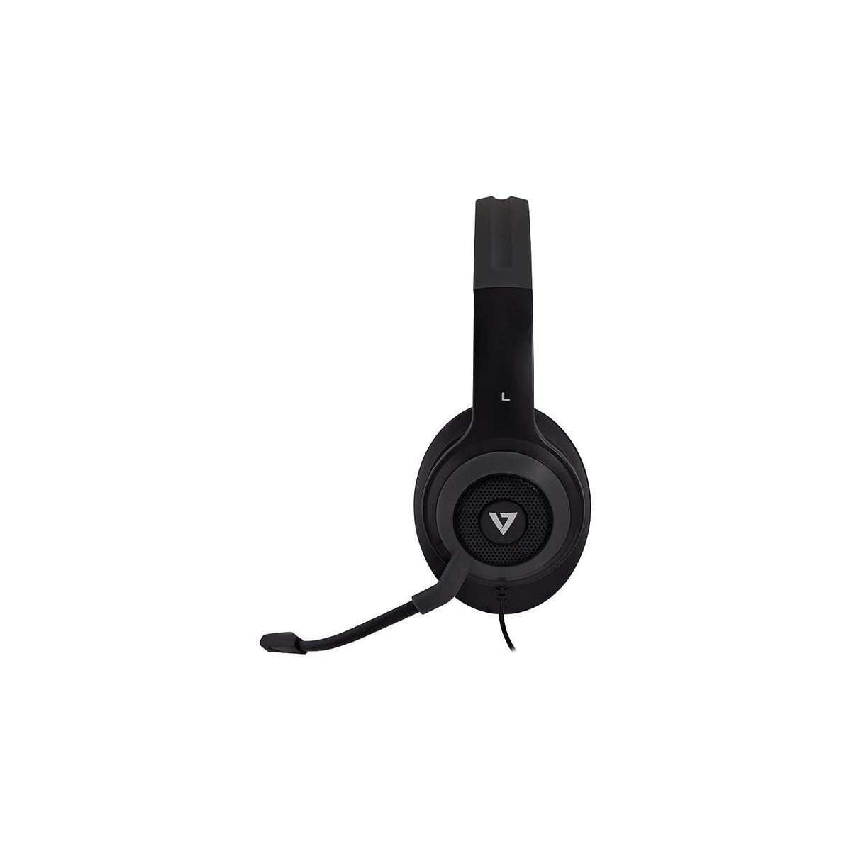 V7 Premium Over-Ear Stereo Headset, Boom Mic, PC, Mac, Tablets, Laptop Computer, Gaming, Video Conferencing, 3.5mm, USB