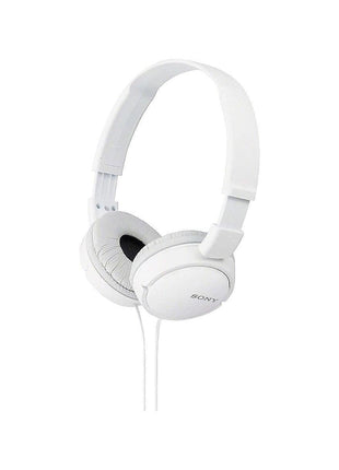 Sony ZX Series Wired On-Ear Headphones, White MDR-ZX110