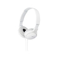 Sony ZX Series Wired On-Ear Headphones, White MDR-ZX110