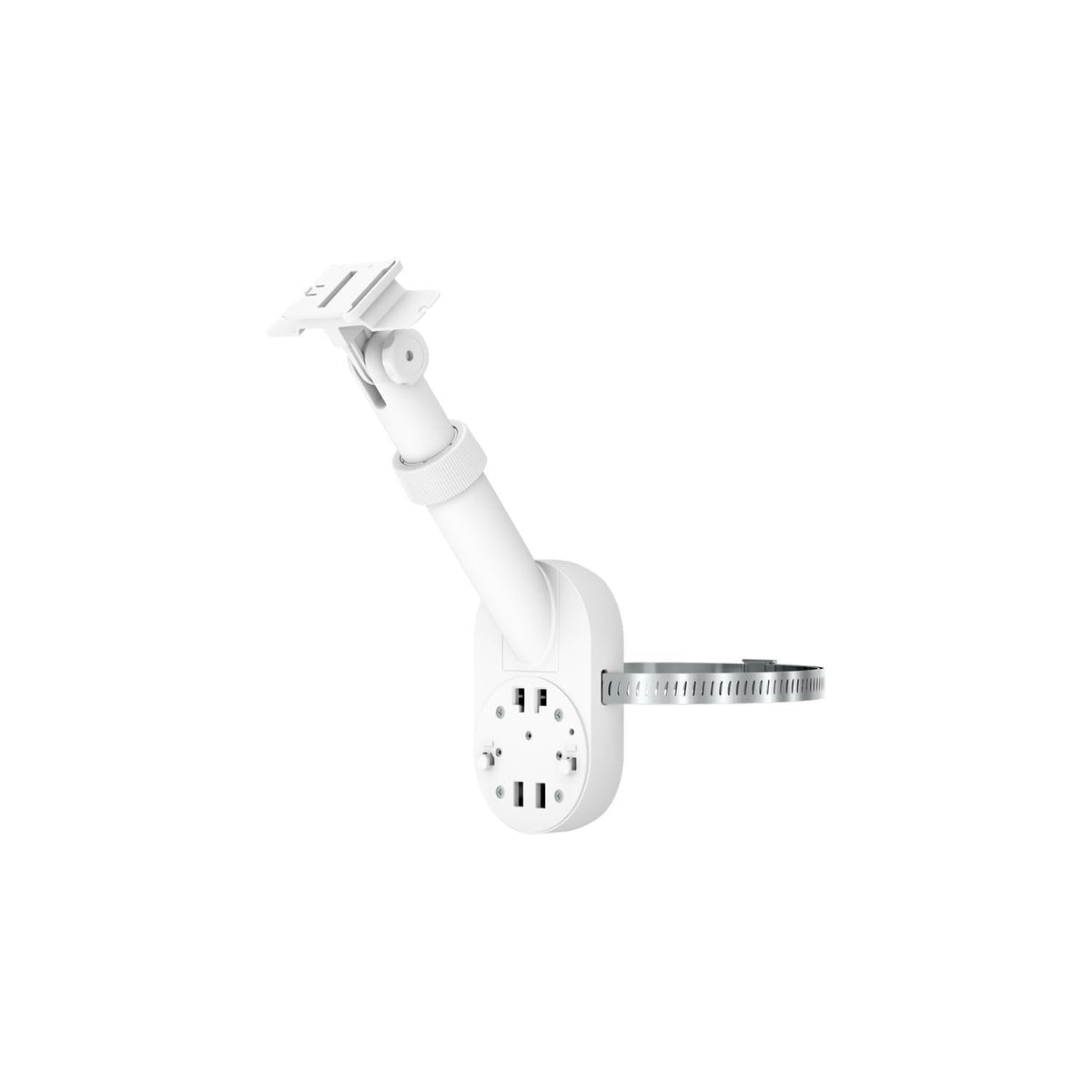 All-New Ring Pole and Wall Mount for Cameras and Solar Panels, White