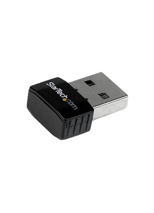 StarTech USB 2.0 300Mbps Mini Wireless-N Network Adapter, 802.11n 2T2R, 20/40MHz Bandwidth, .400-.484GHz Frequency Range