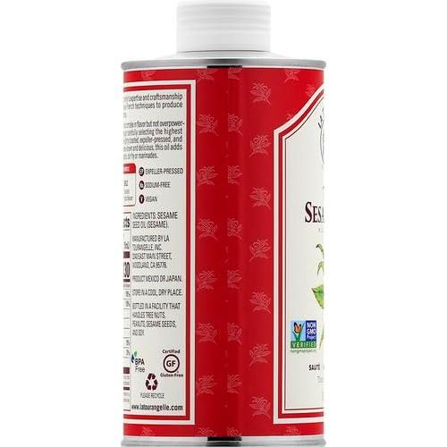 La Tourangelle, Toasted Sesame Oil, Great for Cooking, Add to Noodles, Stir-Fry, Vegetables, Vinaigrettes, and Marinades, 16.9 Fl Oz