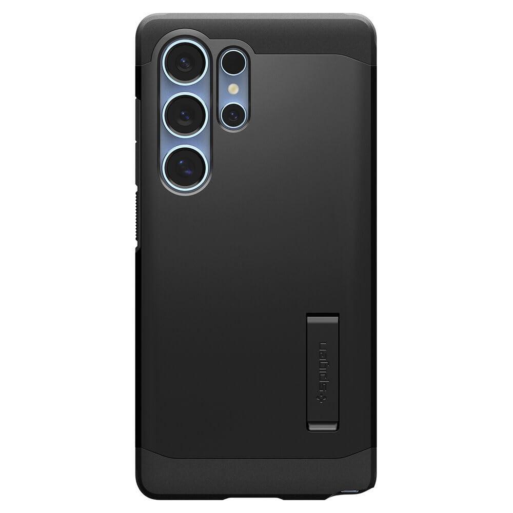 Spigen Tough Armor (Ai) MagFit Designed for Galaxy S25 Ultra Case [Kickstand] [Fast Wireless Charging] (2025) - Black