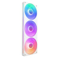 NZXT F360 RGB Core - 360mm Single-Frame Fan Unit with 3 x 120mm RGB Fans - Speed & Lighting Control - High Static Pressure & Airflow - Fluid Dynamic Bearings - 8 aRGB LEDs Per Fan - White