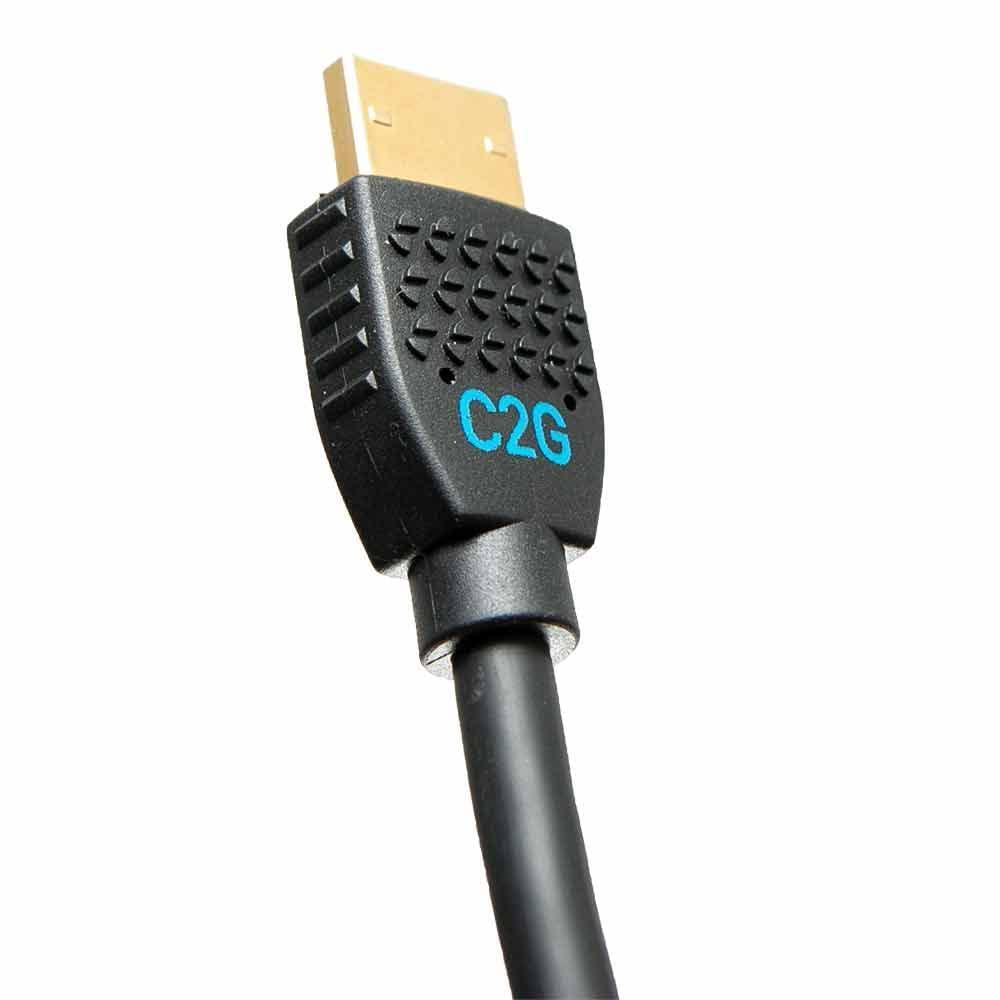 C2G HDMI Cable, 4K, High Speed HDMI Cable, Ethernet, 60Hz, 12 Feet (3.65 Meters), Black, Cables to Go 50185