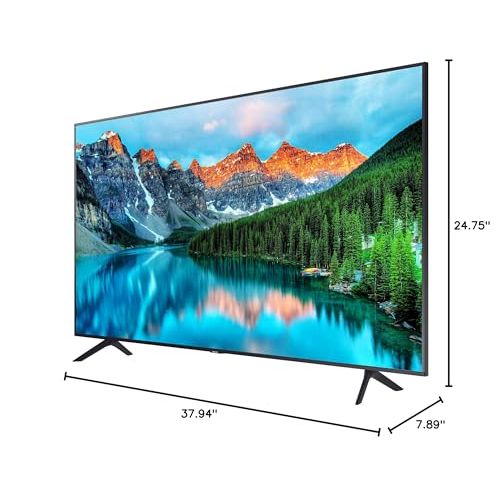 Samsung 43-Inch BE43T-H Pro TV | Commercial | Easy Digital Signage Software | 4K | HDMI | USB | Tuner | Speakers | 250 nits, Black