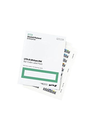 Hewlett Packard Enterprise HPE LTO-8 Ultrium RW Bar Code Label Pack
