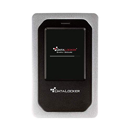 DataLocker DL4 FE 2TB Password Protected Encrypted SSD, Easy Screen Guided Setup, AES 256, IP64 Dust/Water Resistant, TAA Compliant Trusted FIPS 140-3 Level 3 Pending, OS Independent, USB-C/USB-A