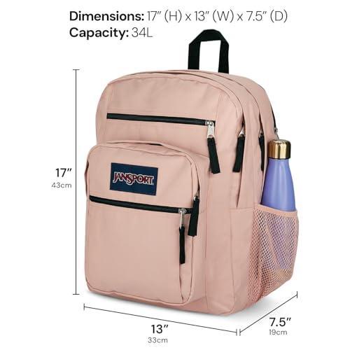 JanSport Laptop Backpack - Computer Bag with 2 Compartments, Ergonomic Shoulder Straps, 15” Laptop Sleeve, Haul Handle - Graphite Grey