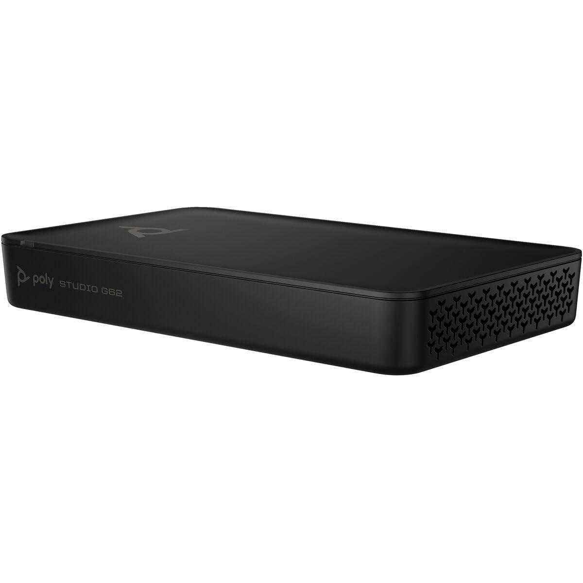 Poly Studio G62 Video Conferencing System - for Meeting Room, Video Conferencing - Large Room Size Supported - 3840 x 2160 Video (Live) - 3840 x 2160 Video (Content) - H.239, SIP, H.323-4K - 4K UHD