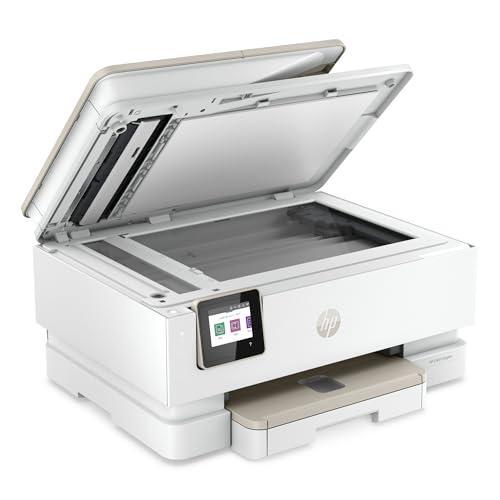 HP ENVY Inspire 7955e Wireless Color Inkjet Printer, Print, scan, copy, Easy setup, Mobile printing, Best-for home, 3 month Instant Ink trial included, White