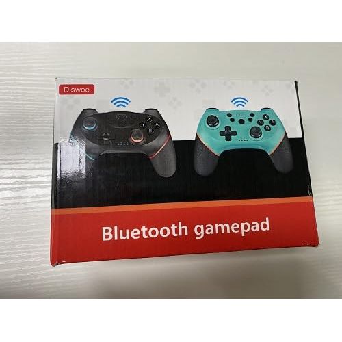 Diswoe Upgraded Wireless Controller for Switch/Lite/OLED/Switch 2 Pro Controller for Switch Remote Joystick Gamepad Supports Wake up, Gyro Axis, Turbo, Dual Vibration and Screenshot Function