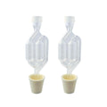 Twin Bubble Airlock and Carboy Bung (Pack of 2)