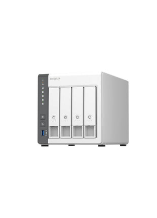 QNAP TS-433-4G-US 4 Bay NAS with Quad-core Processor, 4 GB DDR4 RAM and 2.5GbE Network (Diskless)