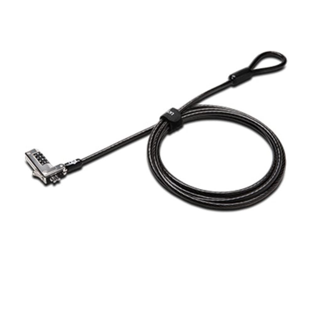 Kensington Slim Combo Lock for Standard Slot - Resettable - 4-Digit - Carbon Steel - for Notebook