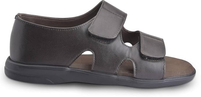 PharmEasy Ortho Care Diabetic and Orthopedic Men's Sandals | Extra Soft, Light Weight and Comfortable (Brown)