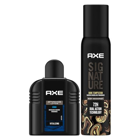 Axe Signature Dark Temptation Long Lasting Deodorant, Perfume Body For Men 200ml, Pack of 2