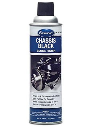 Eastwood Chassis Undercoating | Rust Protection Coating Chip & Scratch Resistant | Automotive Underseal to Protect your Cars Suspension, Chassis, Wheel Arches | Gloss Black 14 Oz Aerosol Can