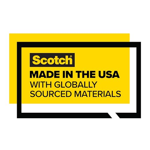 Scotch Heavy Duty Shipping Packing Tape, Clear, Shipping and Packaging Supplies, 1.88 in. x 54.6 yd., 1 Tape Roll