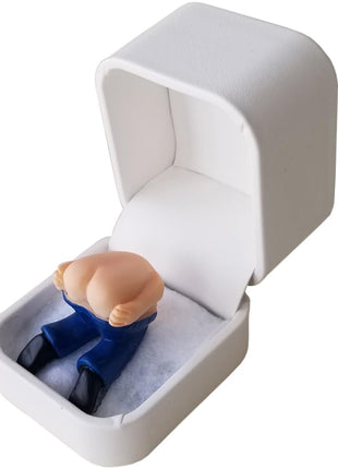 The Moon Ring®©  inchIt Farts When You Open it! Prank Gag Gift (Ring Box with Farting Butt, no Ring) AS SEEN ON THE Bachelorette, Hand Made in the USA.