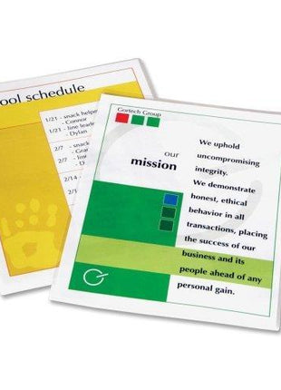 Laminating Pouches Letter 7mil 100pk,Dds Must Be Ordered In Multiples Of Case Qt