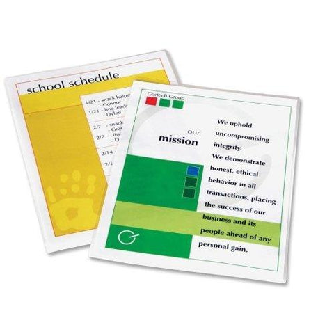 Laminating Pouches Letter 7mil 100pk,Dds Must Be Ordered In Multiples Of Case Qt