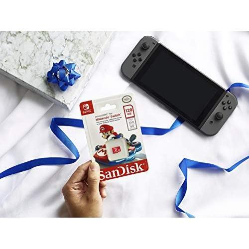 SanDisk 128GB microSDXC Card, Licensed for Nintendo-Switch - Made for Nintendo-Switch 1, OLED, and Lite - SDSQXAO-128G-GNCZN