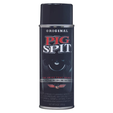 Pig Spit PSO Spit Original for Use on Motors, Transmissions, Vinyl and Black Plastic Trim Components and Tires, 9 oz, Single