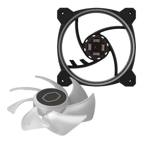 Cooler Master MF120 Halo² 3in1 PC Case|Liquid Cooler|Air Cooler Fan, 120mm Fan, Dual-Loop aRGB Rings, Dynamic PWM 2,050 RPM, Air Balance Blades, aRGB Lighting, Hybrid Frame