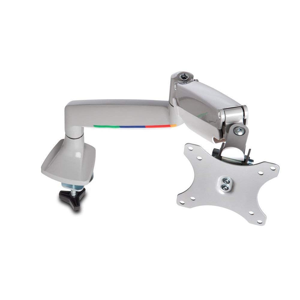 Kensington K55470WW Monitor Arm One Touch Height Adjustable, Single Monitor,White