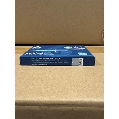 ARCTIC MX-6 (4 g, incl. 6 MX Cleaner) - Ultimate Performance Thermal Paste for CPU, Consoles, Graphics Cards, laptops, Very high Thermal Conductivity, Long Durability, Non-Conductive