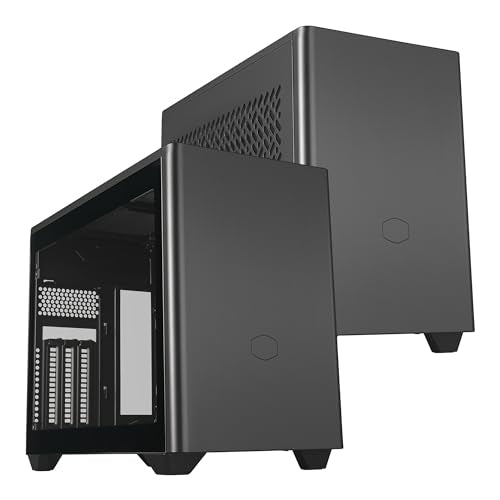 Cooler Master NR200P V2 Mini-ITX PC Case, Top-Mount 240mm|280mm AIO, 357mm Vertical GPU Mount, Only SFX PSU 130mm, Compatible RTX 5080|RX 9090 XT, Tempered Glass, USB Type-C, DIY