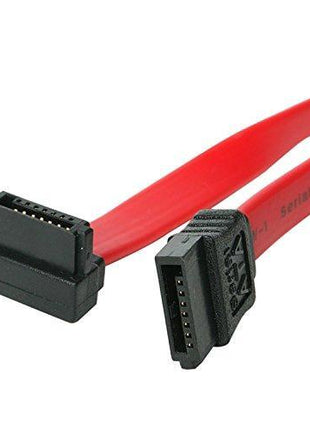 StarTech.com 6in SATA to Right Angle SATA Serial ATA Cable - 6in SATA Cable - left angle SATA Cable - angled SATA Cable, Red (SATA6RA1)