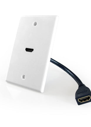 Comprehensive HDMI Wallplate 1 Port Pigtail